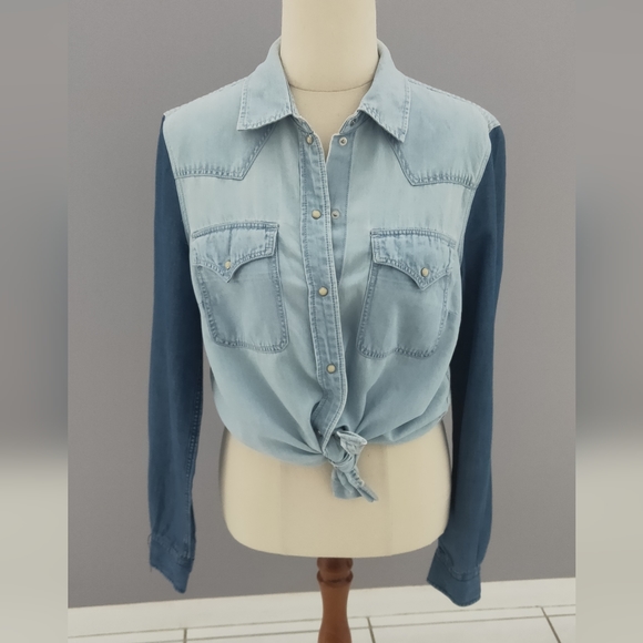 Country Road Chambray Shirt Size S - Picture 4 of 6
